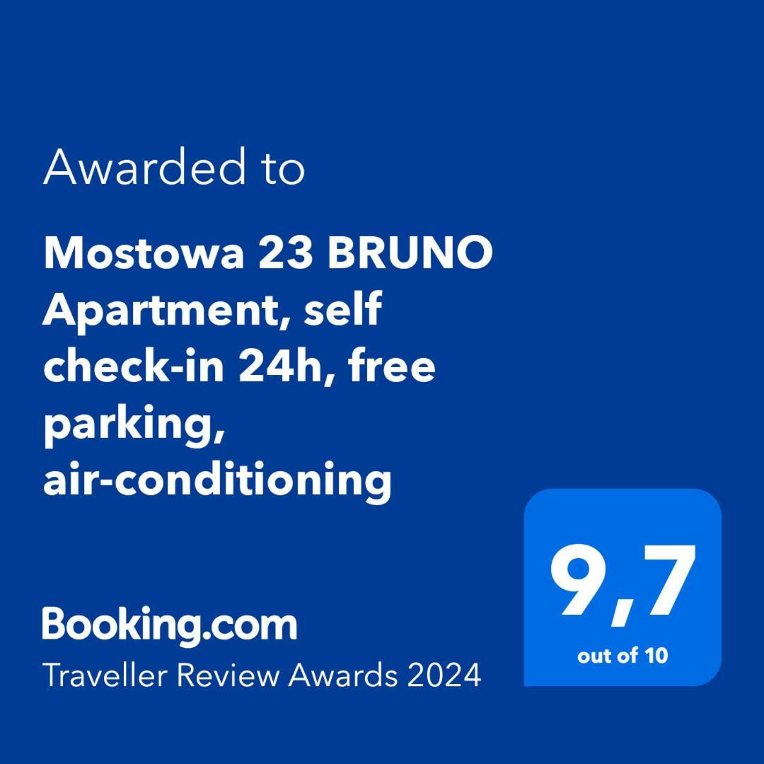 Mostowa 23 Bruno Apartment, Self Check-In 24H, Free Parking, Air-Conditioning Poznan Dış mekan fotoğraf