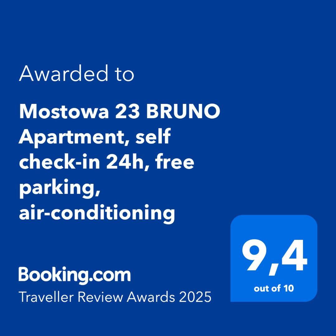Mostowa 23 Bruno Apartment, Self Check-In 24H, Free Parking, Air-Conditioning Poznan Dış mekan fotoğraf